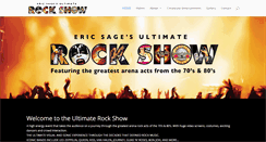 Desktop Screenshot of ericsagesultimaterockshow.com
